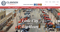 Desktop Screenshot of cityofclawson.com